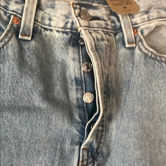 Light Blue Denim Maxi Skirt - Picture 3 of 6